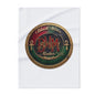 Arctic Fleece Blanket — Black Vines Matter Emblem Cozy Throw